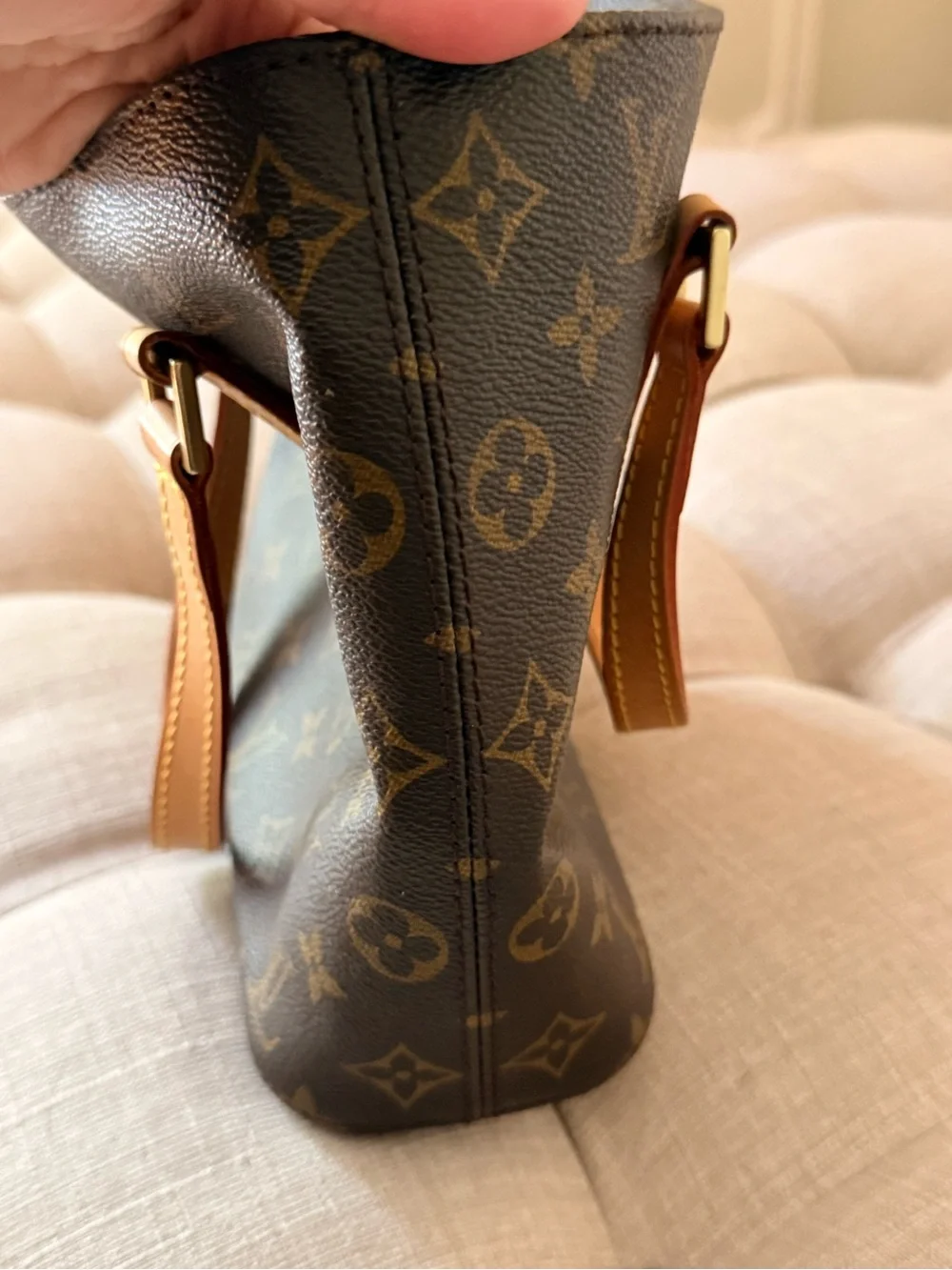 Louis Vuitton Authentic Monogram Vavin PM Vintage Tote Bag Excellent Condition